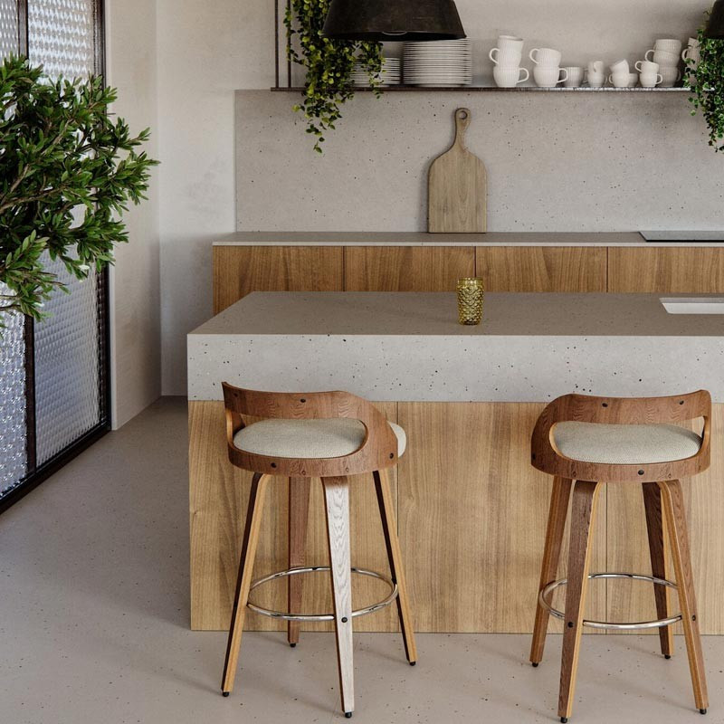 Plan de travail en Quartz Silestone Concrete Pulse